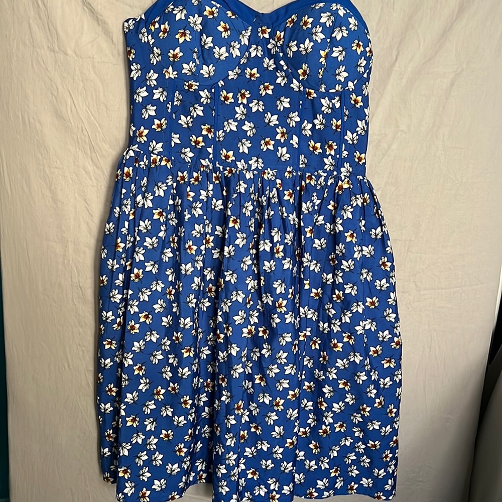 Blue flower dress
